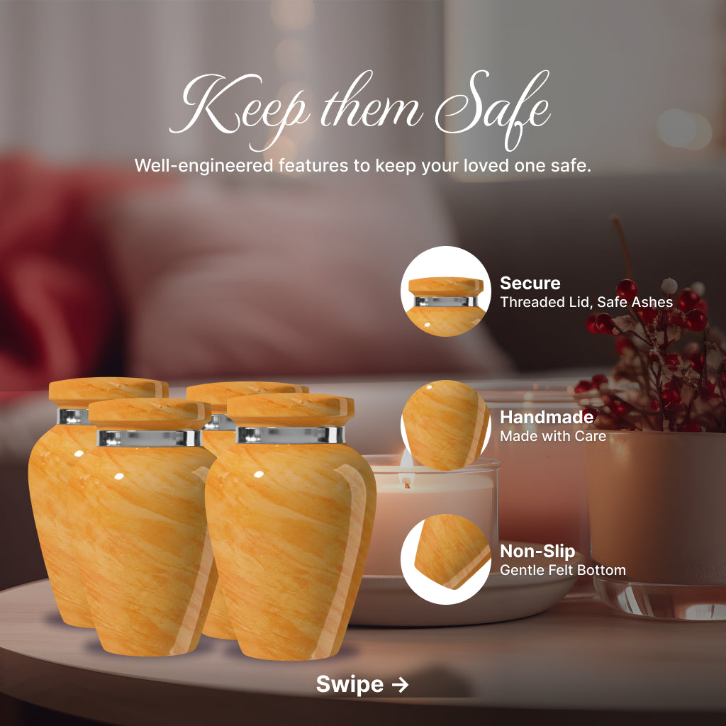 Motif Pastel Cremation Urn