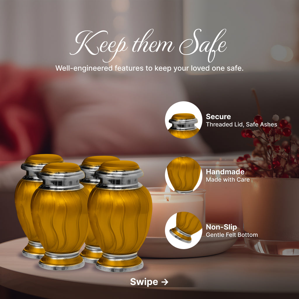 Vibrant Hotep Cremation Urn