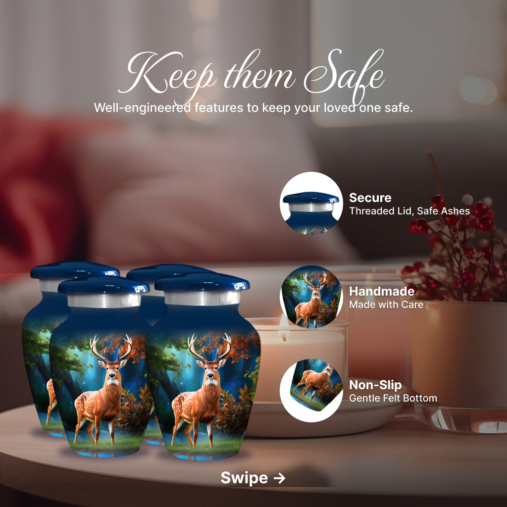 Deer Image Cremation Urn