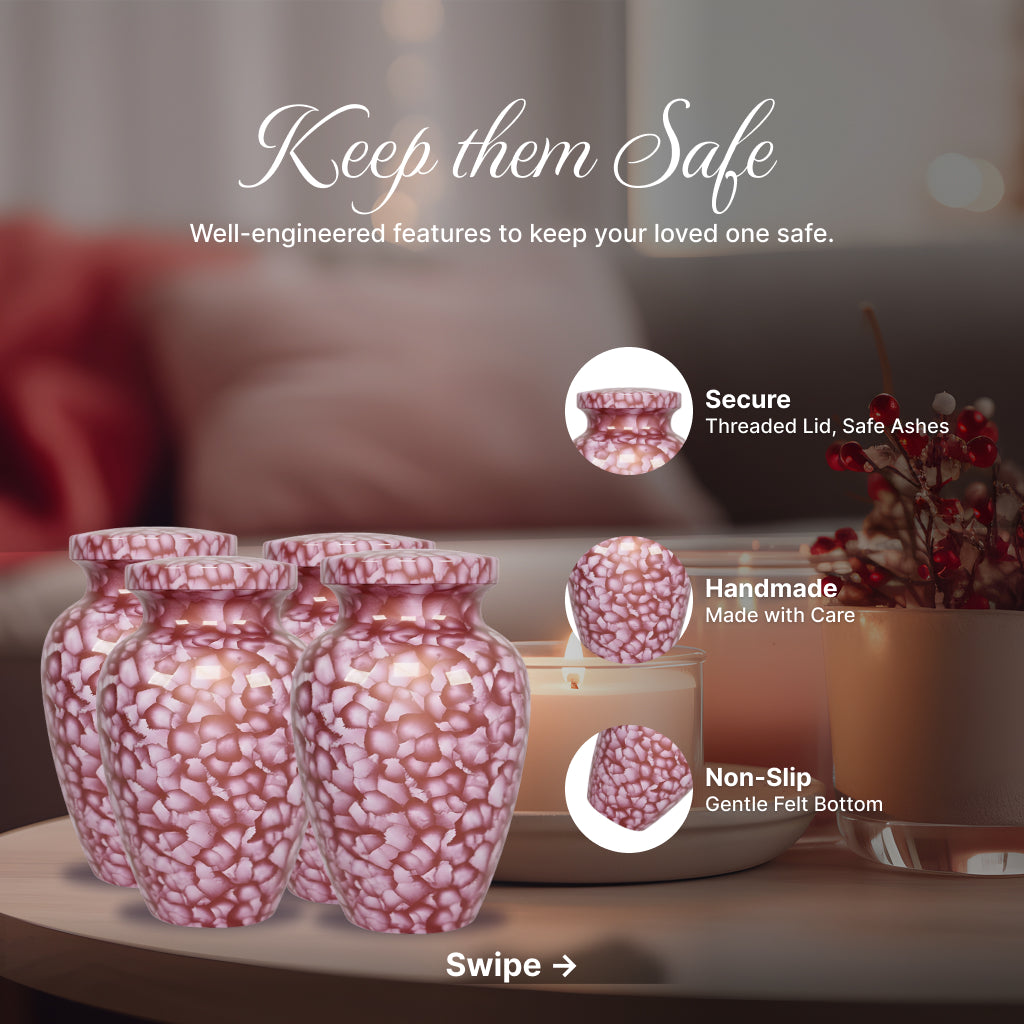 Motif Cloud Cremation Urn