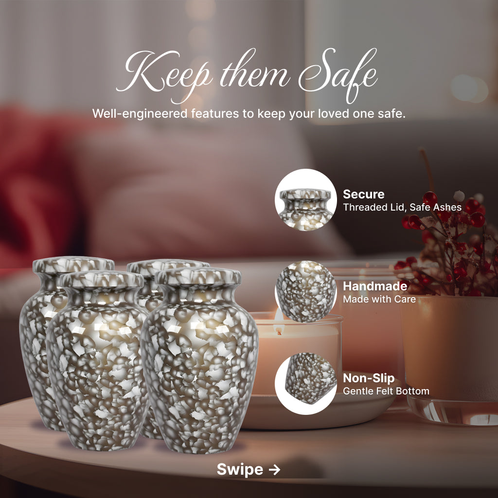 Motif Cloud Cremation Urn
