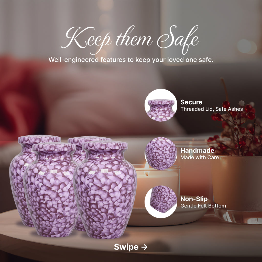 Motif Cloud Cremation Urn