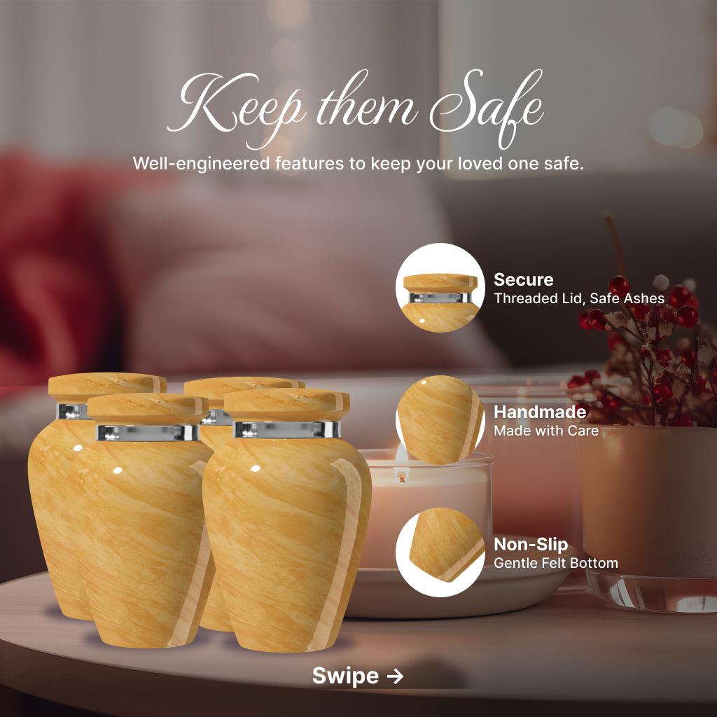 Motif Pastel Cremation Urn