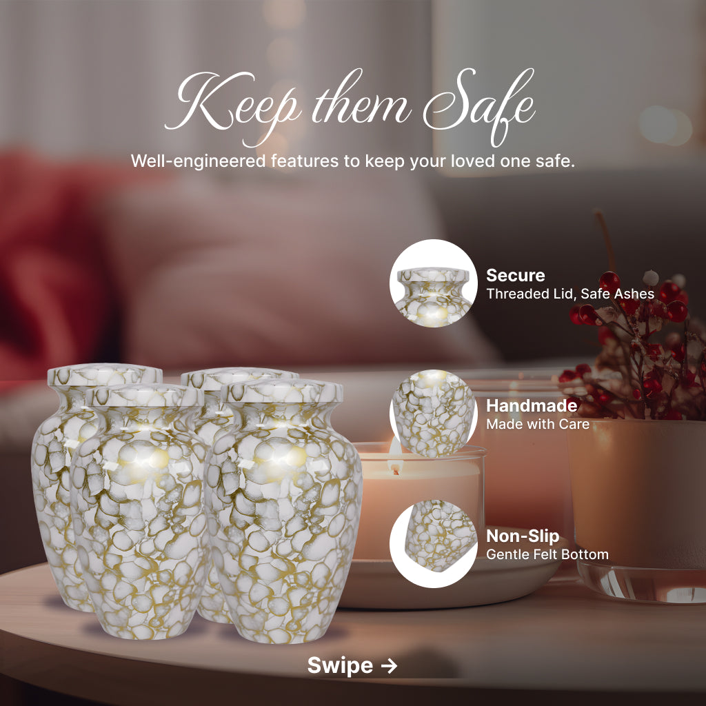Motif Cloud Cremation Urn