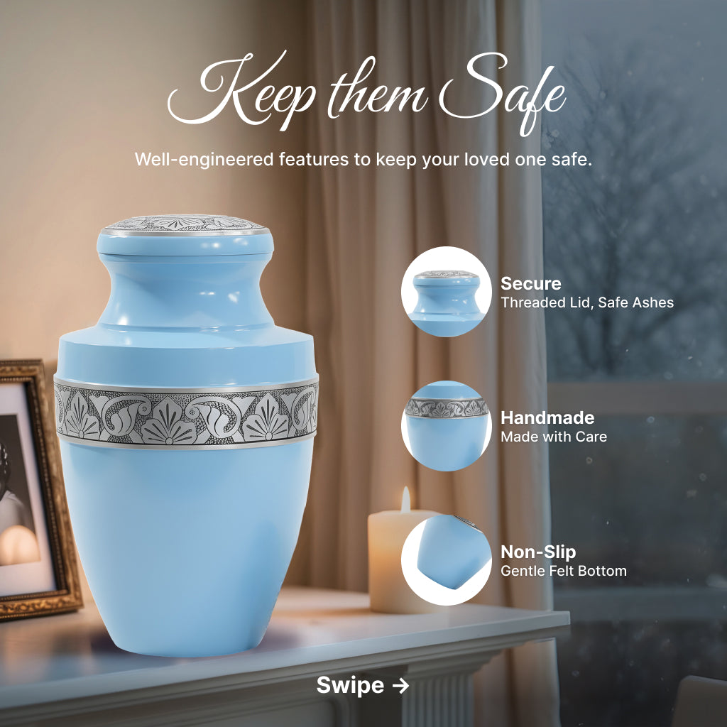 Serene Grecian Cremation Urn