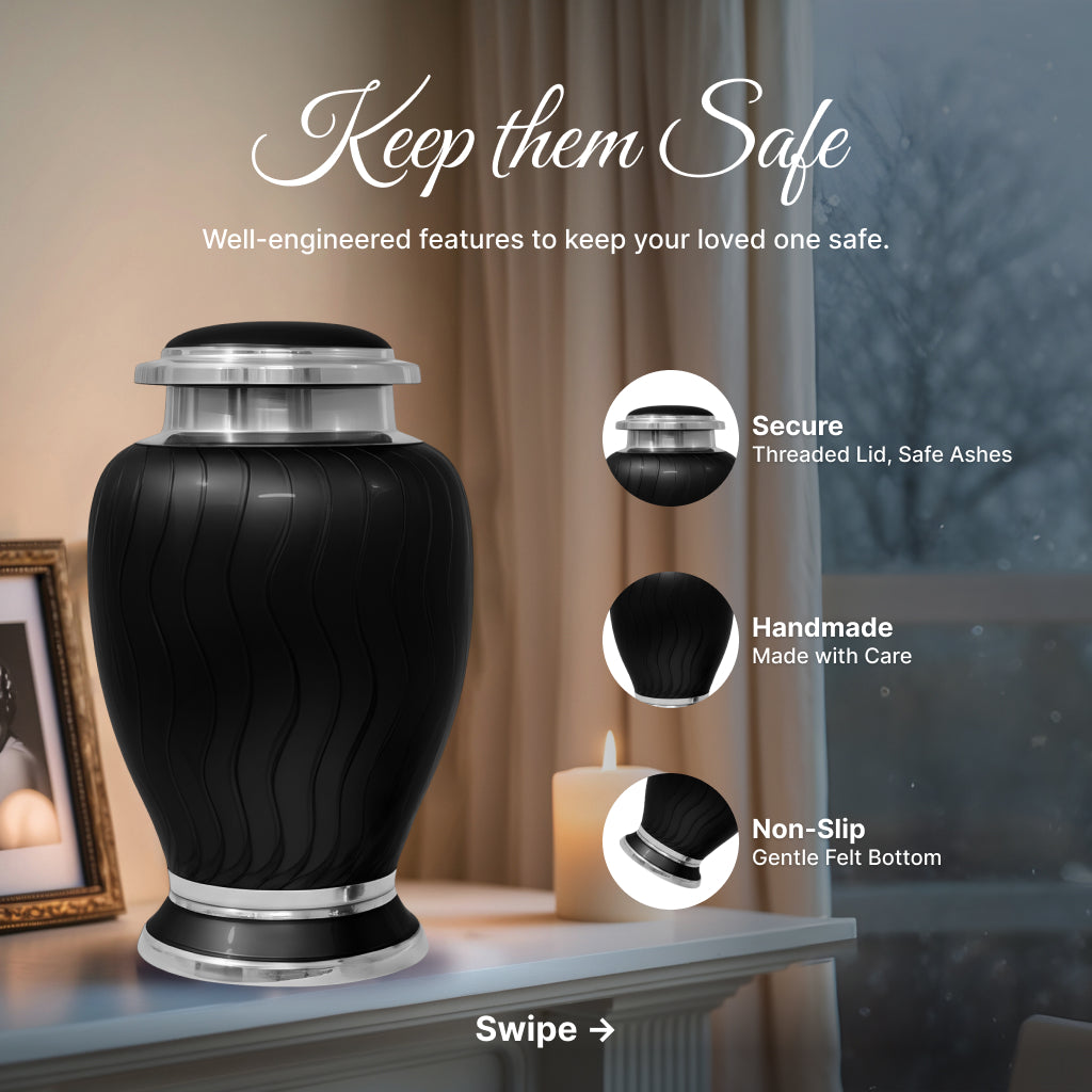 Minimalistic Hotep Cremation Urn