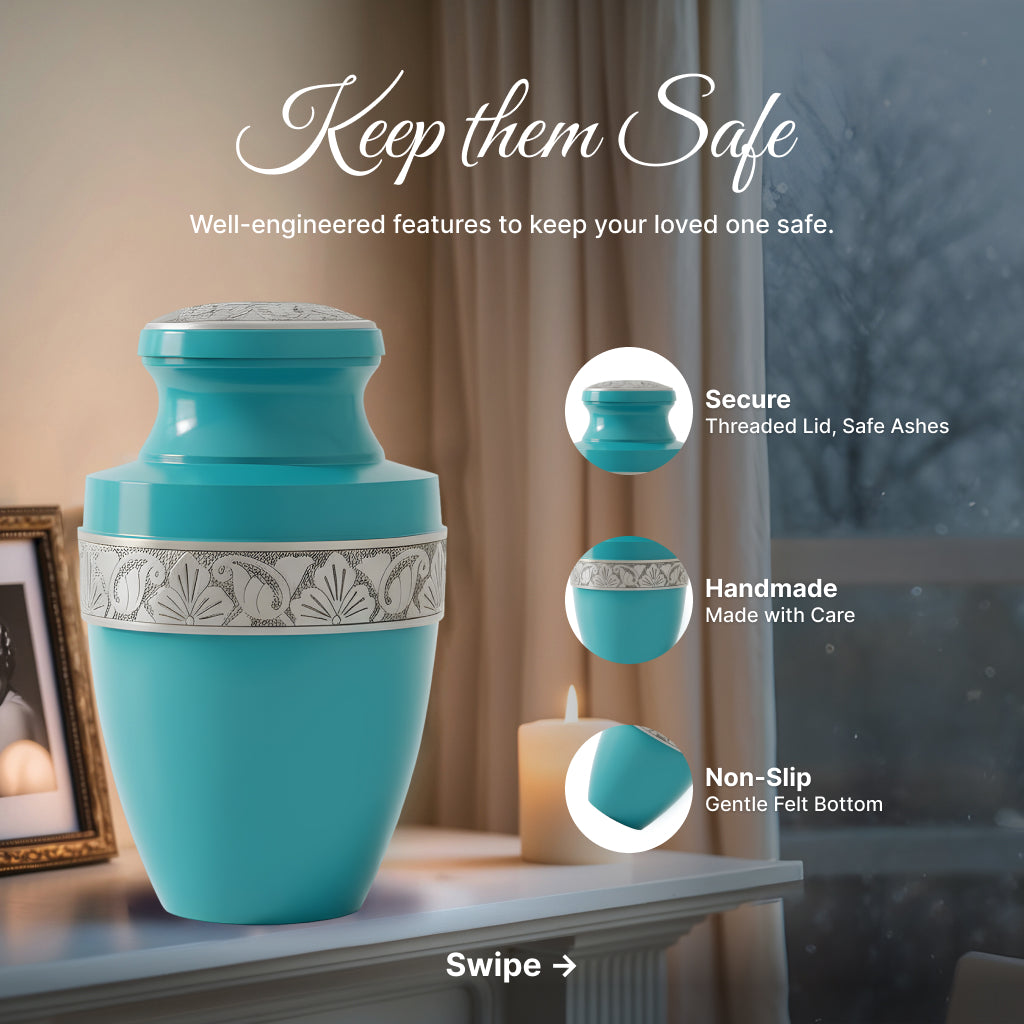 Serene Grecian Cremation Urn