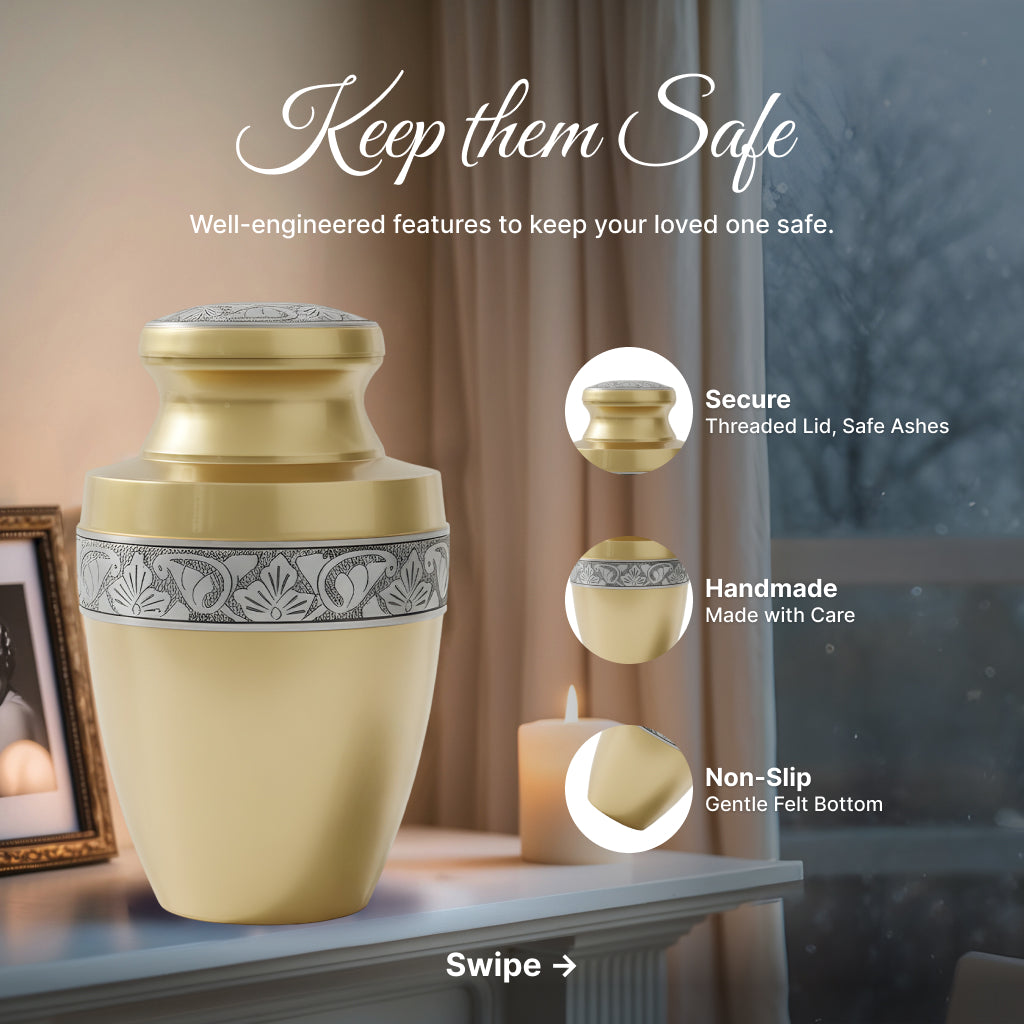 Serene Grecian Cremation Urn