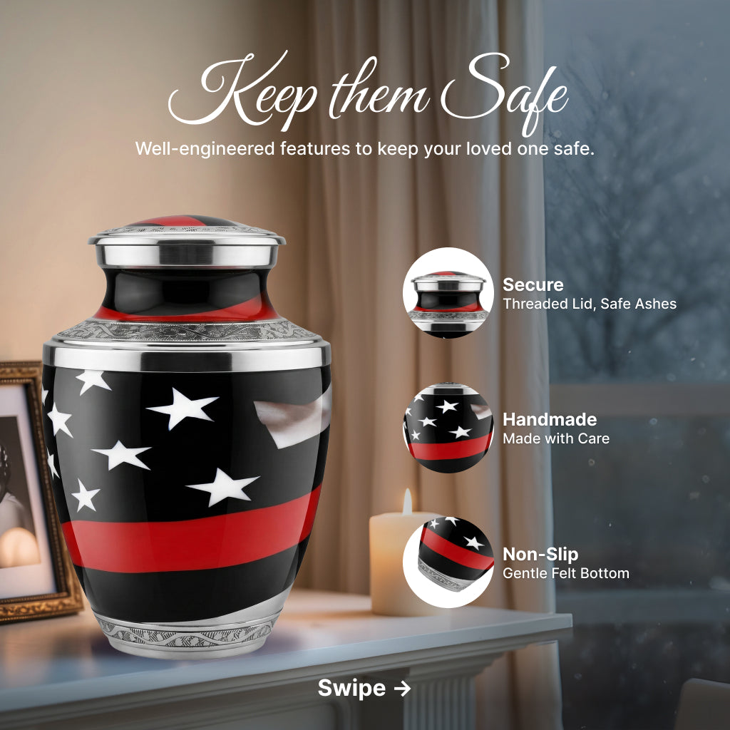 Eagle American Flag Premium Urn