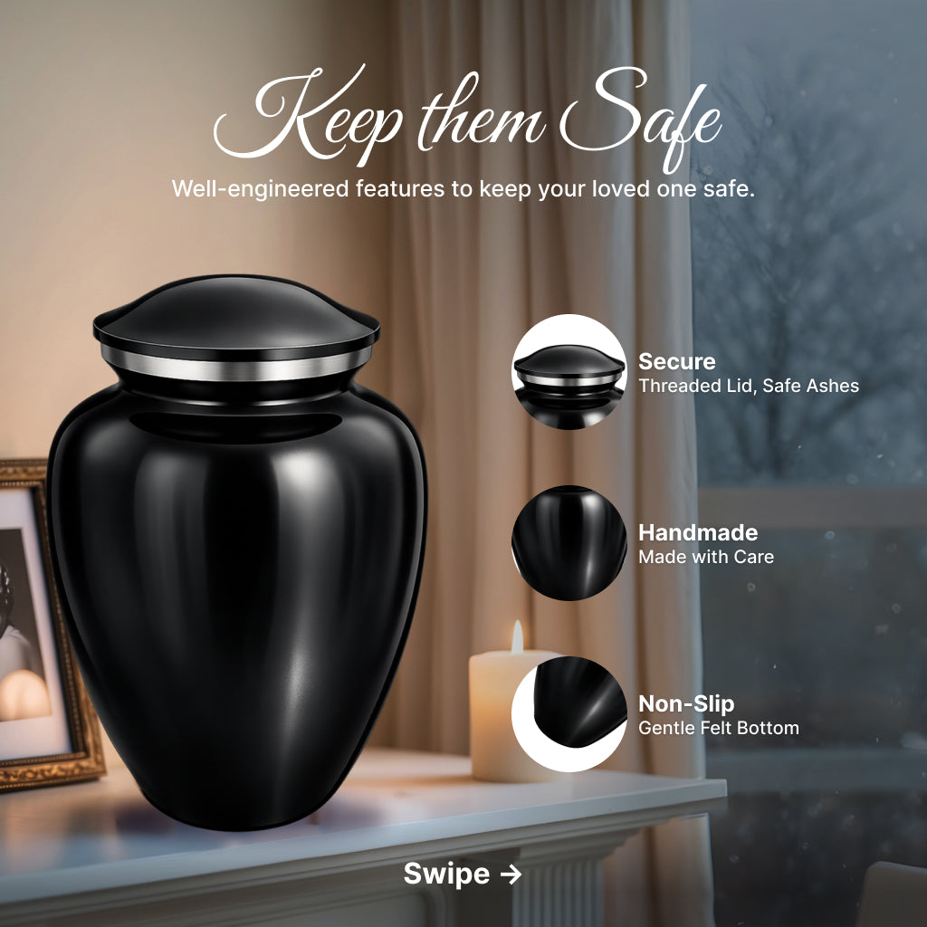 Serenity Curve Plain Urn