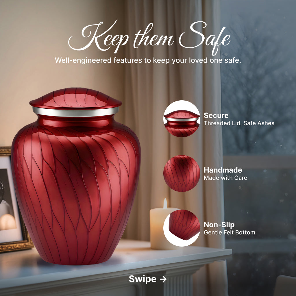 Serenity Curve Pearl Urn