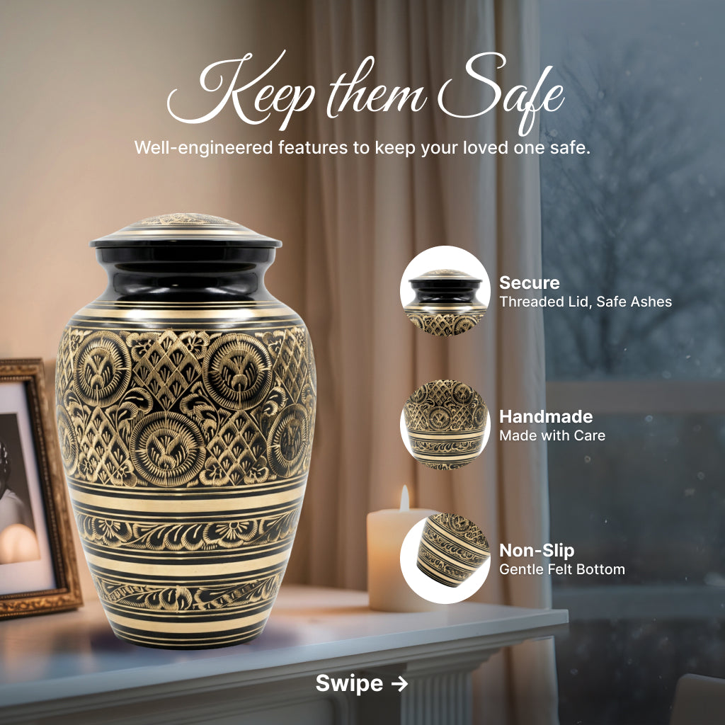 Heritage Brass Cremation Urn