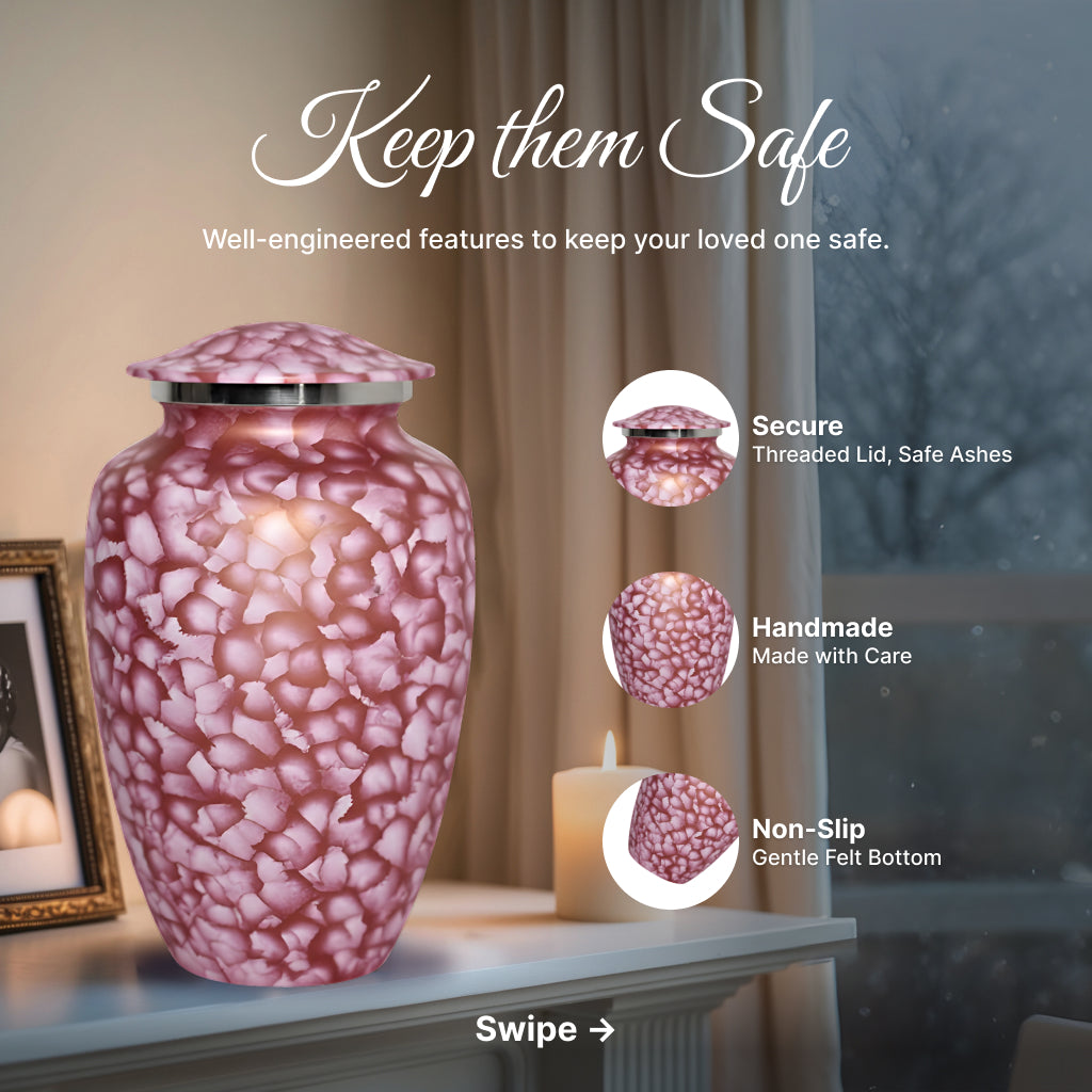 Motif Cloud Cremation Urn