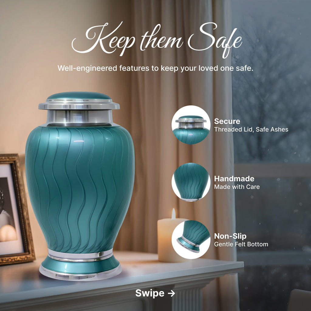 Vibrant Hotep Cremation Urn