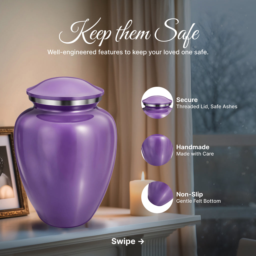 Serenity Curve Plain Urn
