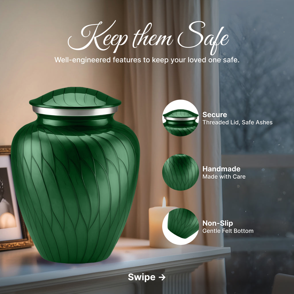 Serenity Curve Pearl Urn