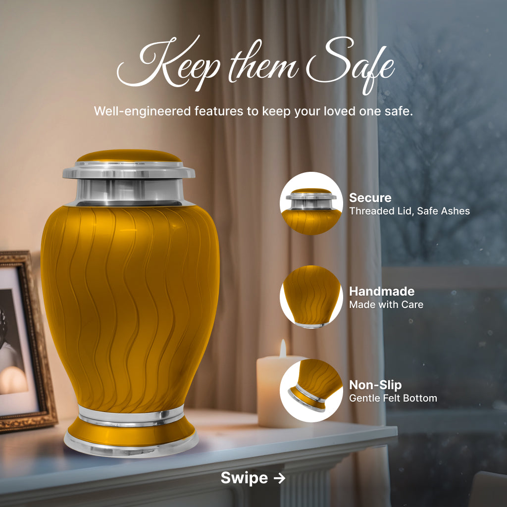 Vibrant Hotep Cremation Urn