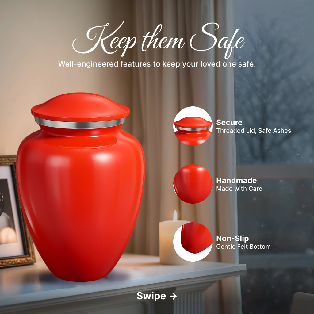 Serenity Curve Plain Urn
