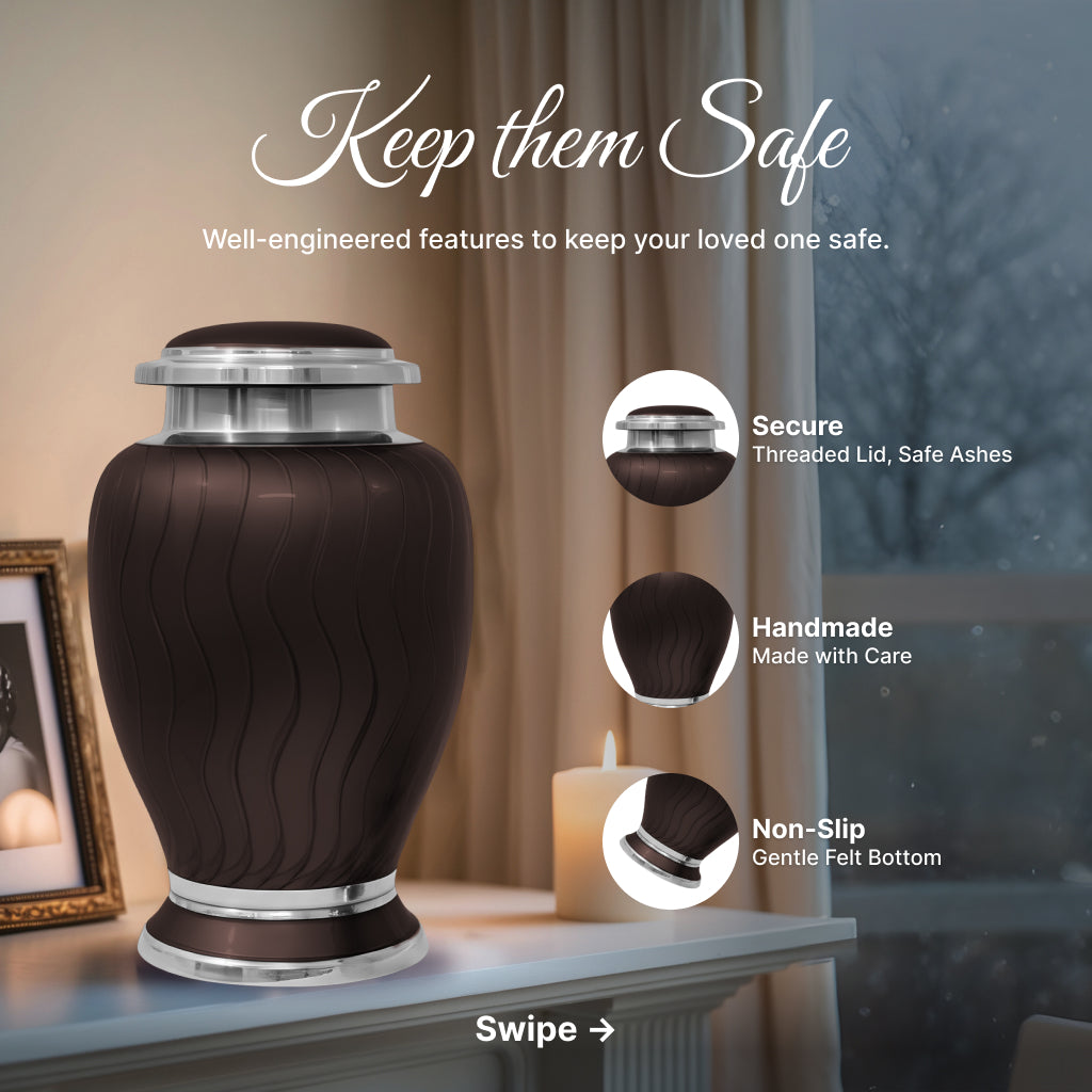 Minimalistic Hotep Cremation Urn