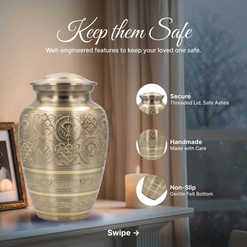 Heritage Brass Cremation Urn