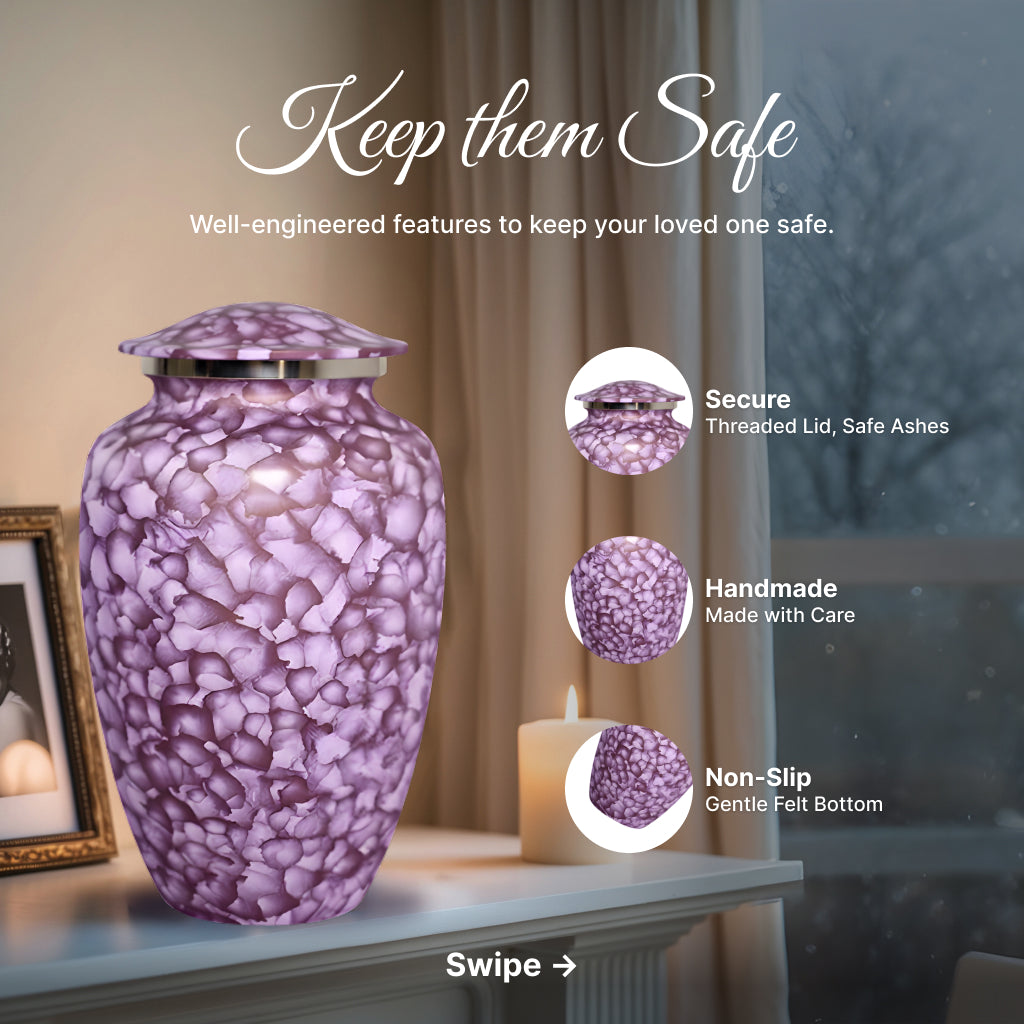 Motif Cloud Cremation Urn
