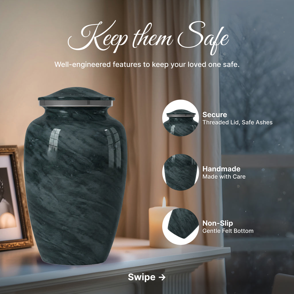Motif Shadow Cremation Urn
