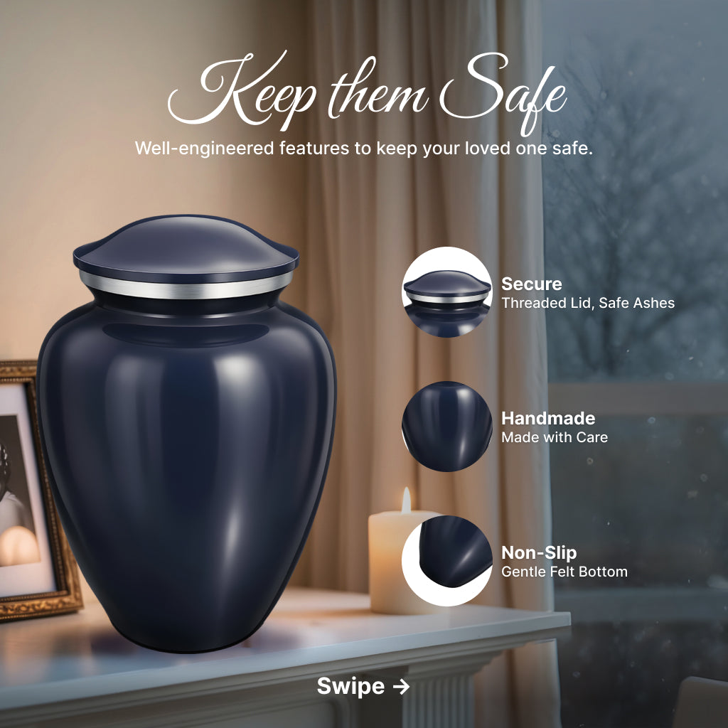Serenity Curve Plain Urn