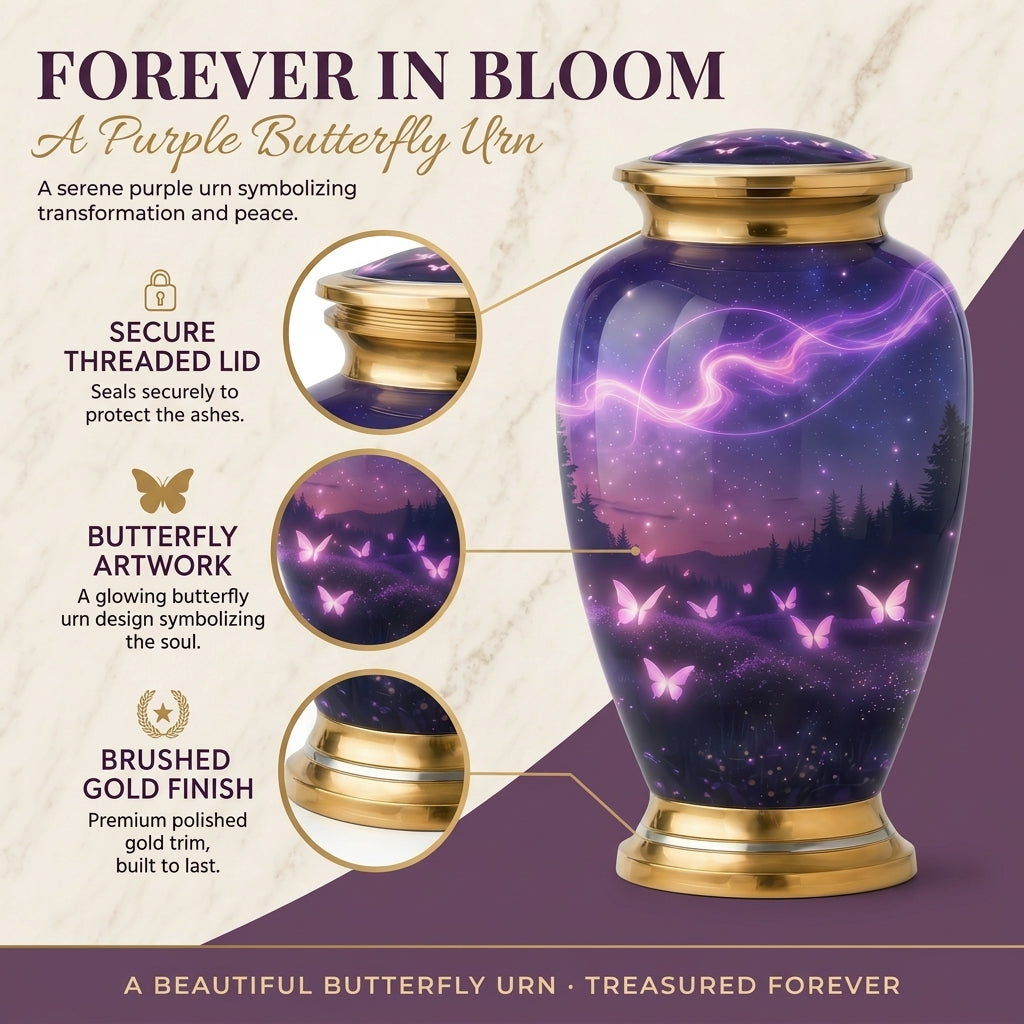 Butterfly Cremation Urn