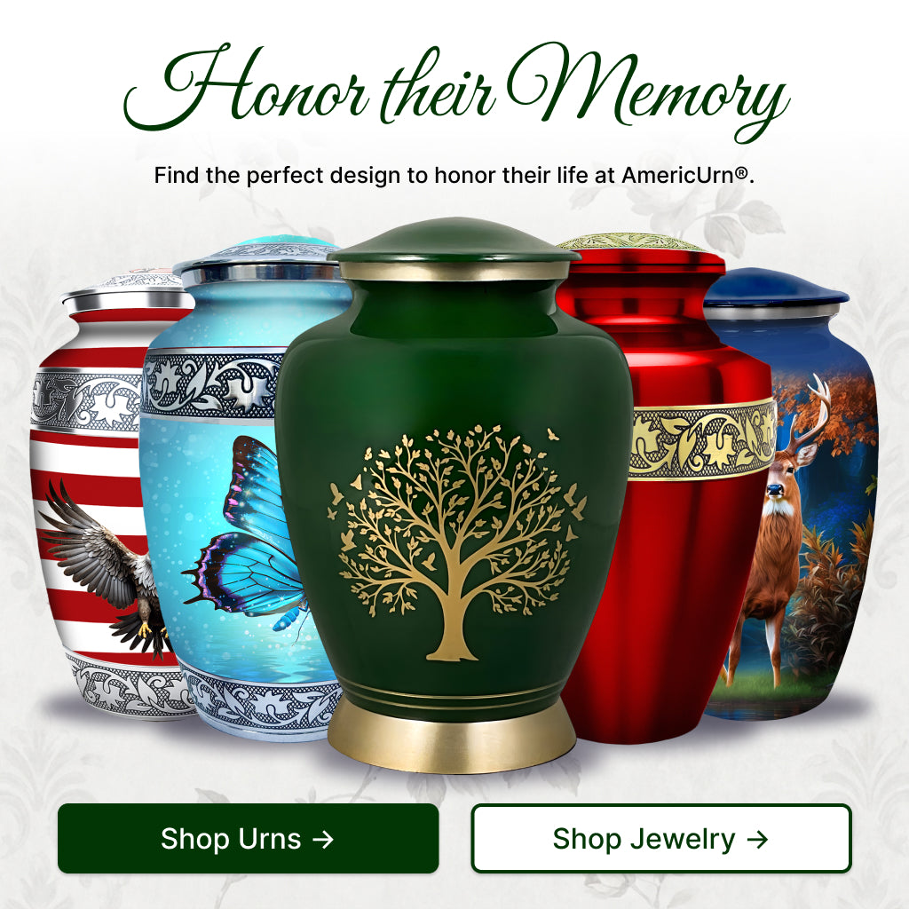 Ornate Tree of Life Motif Urn