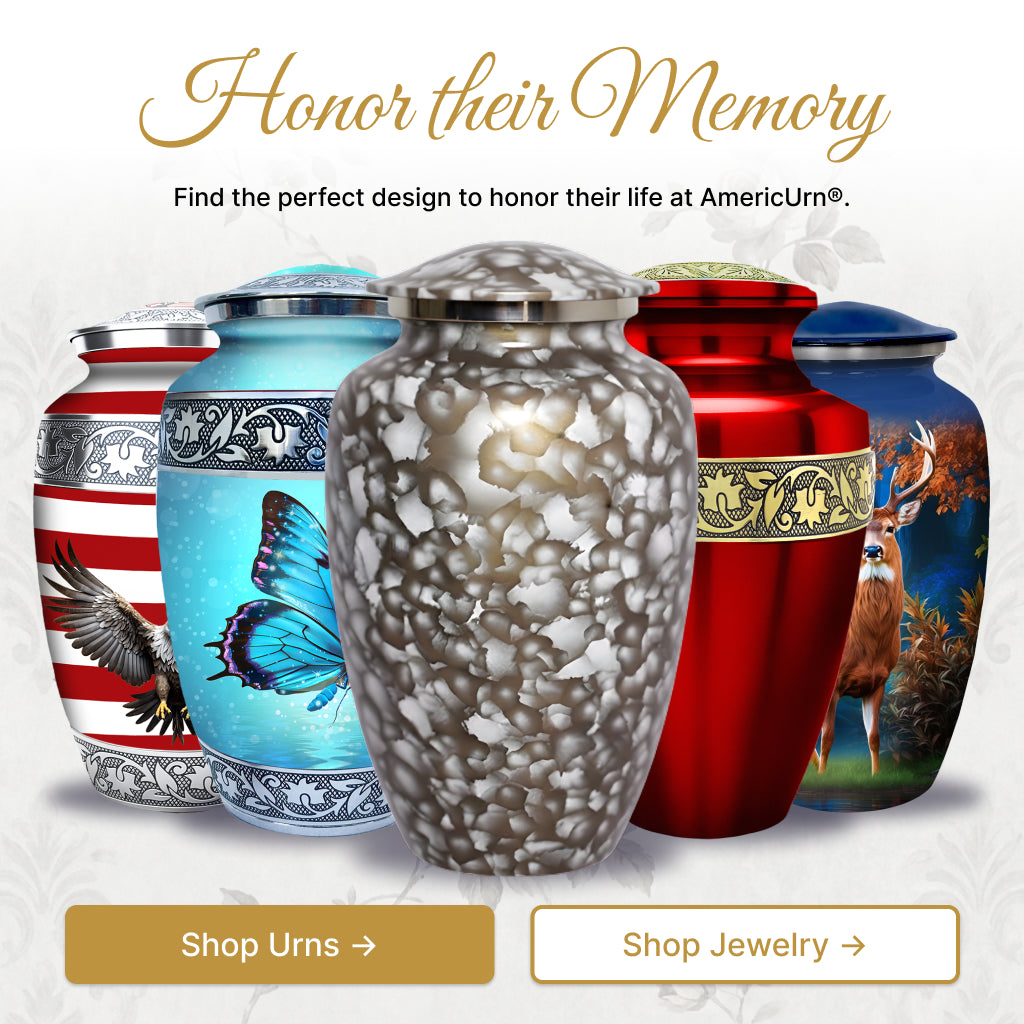 Motif Cloud Cremation Urn