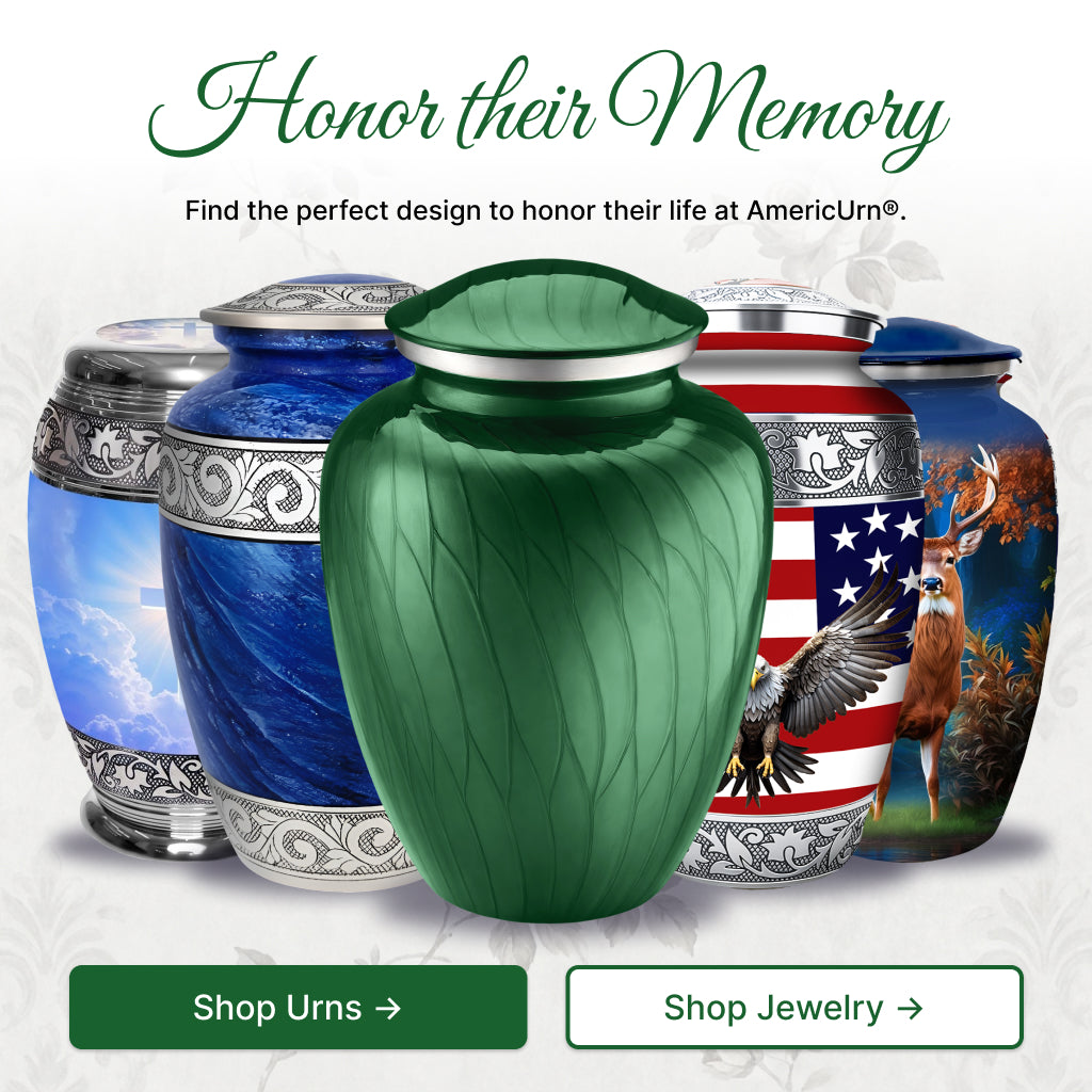 Serenity Curve Pearl Urn