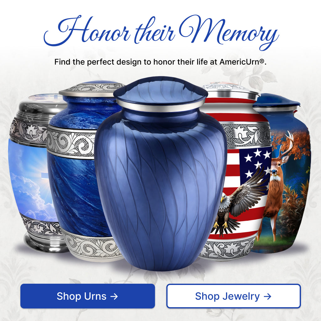 Serenity Curve Pearl Urn