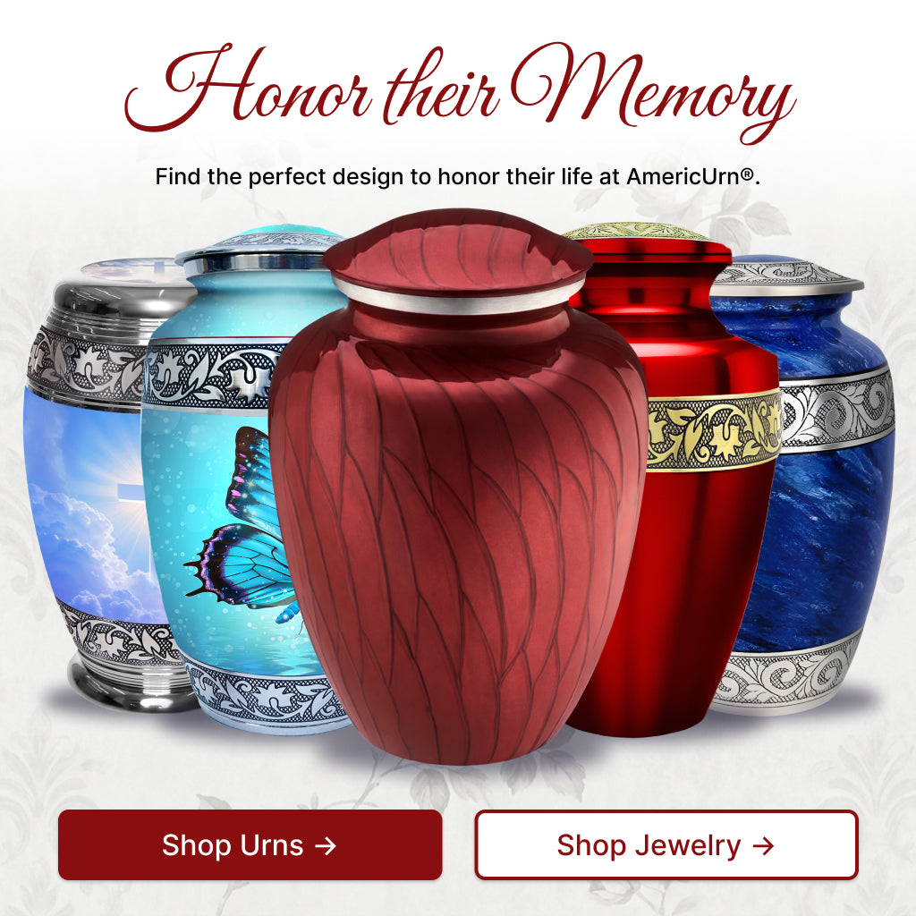 Serenity Curve Pearl Urn