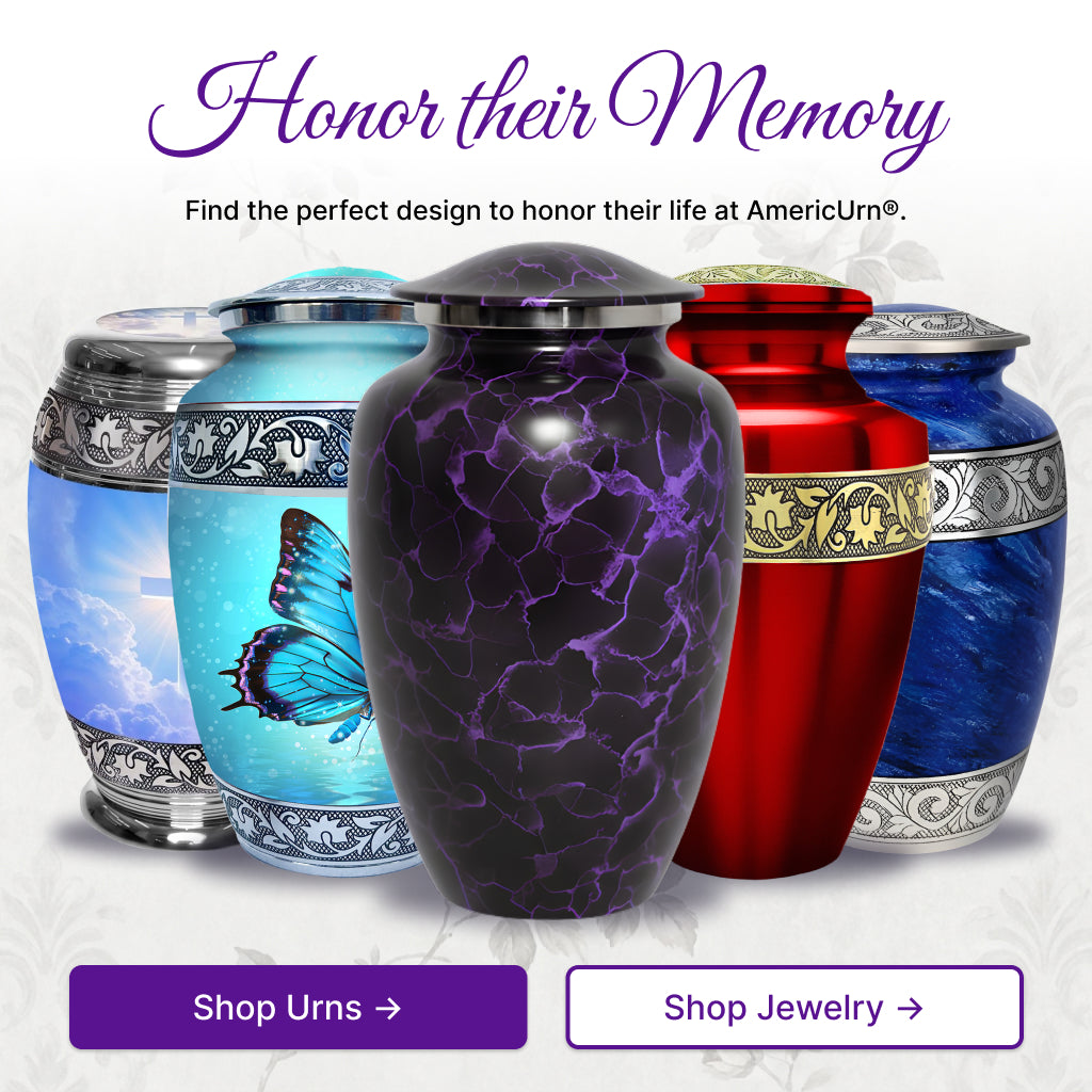 Motif Patch Cremation Urn