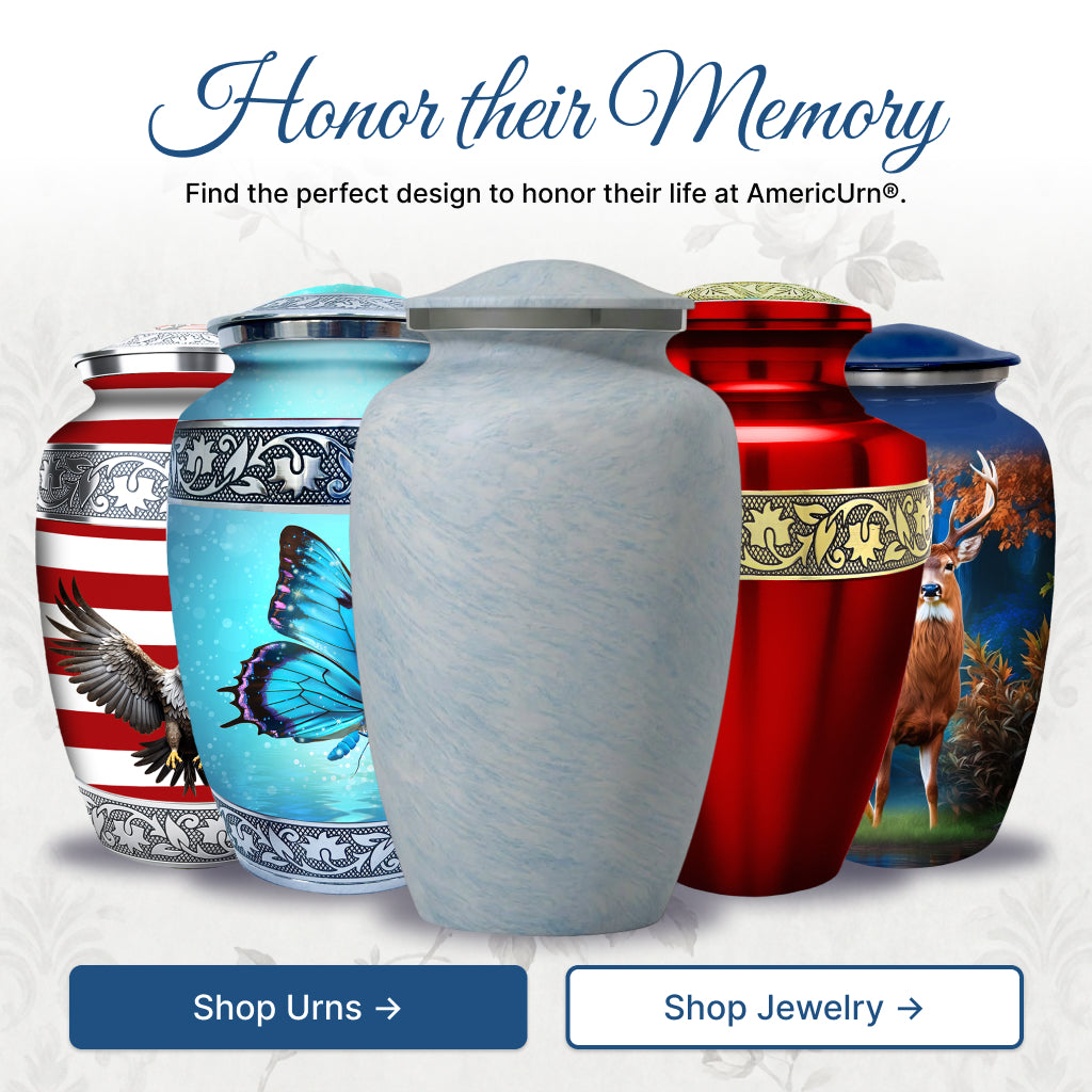 Motif Shadow Cremation Urn