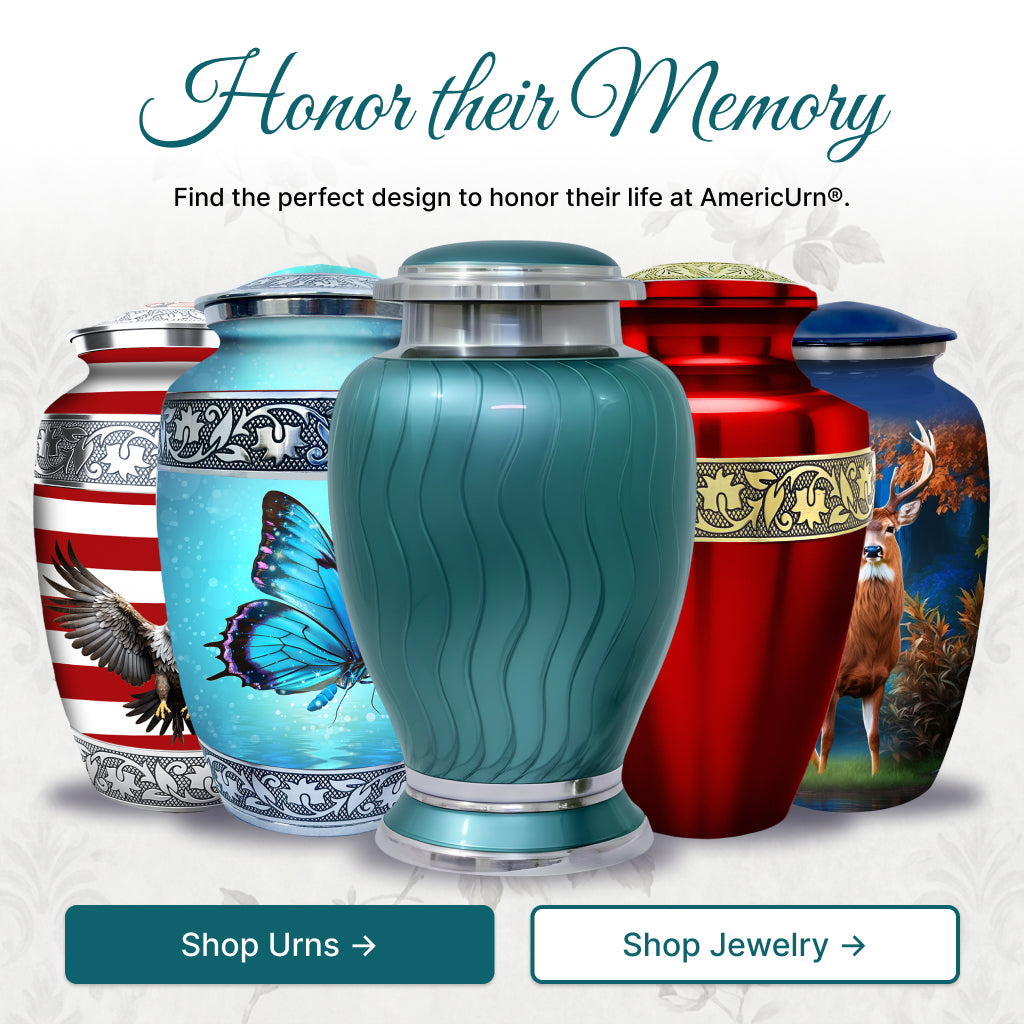 Vibrant Hotep Cremation Urn