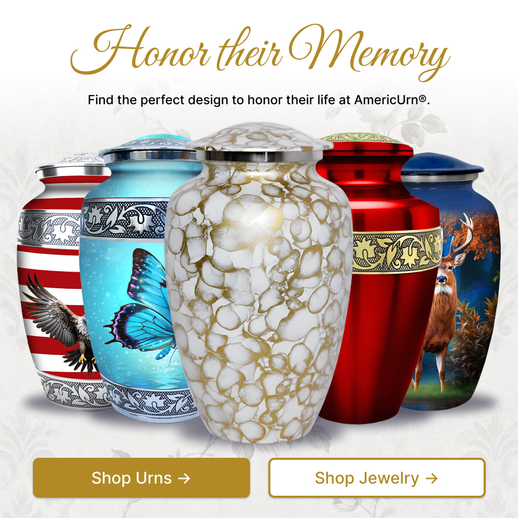 Motif Cloud Cremation Urn