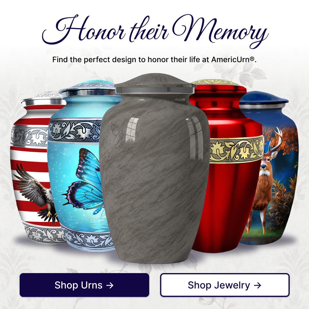 Motif Shadow Cremation Urn