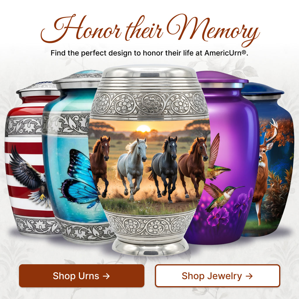 Ornate Image Urn