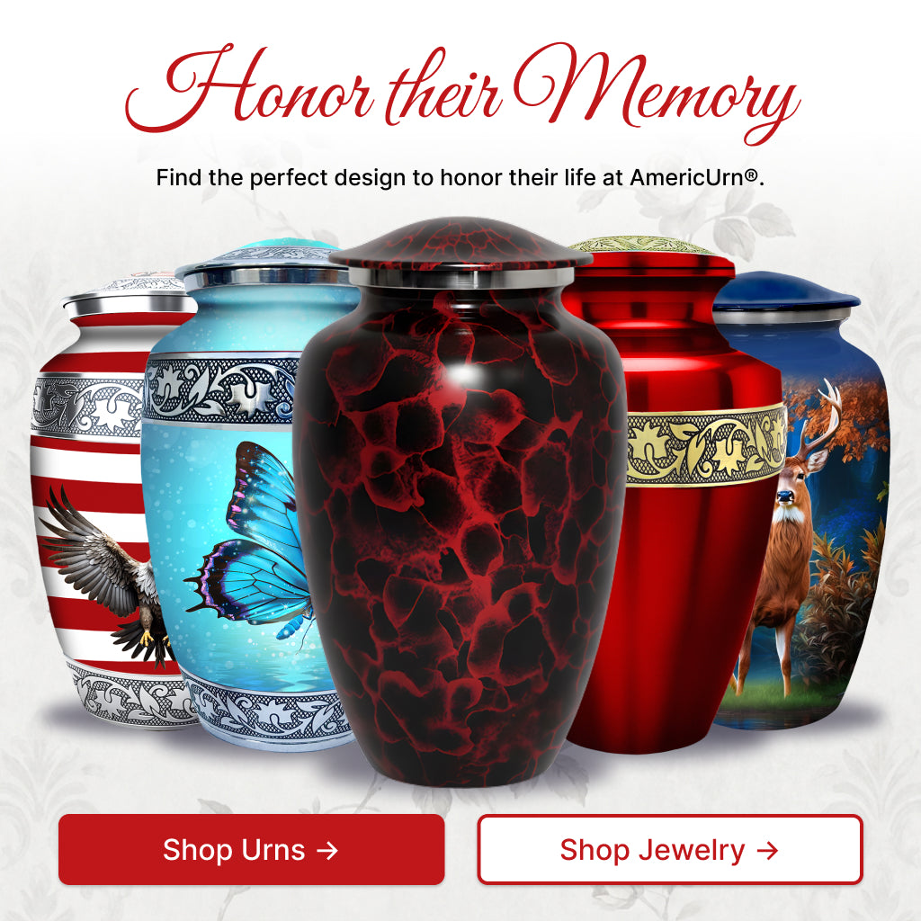 Motif Patch Cremation Urn