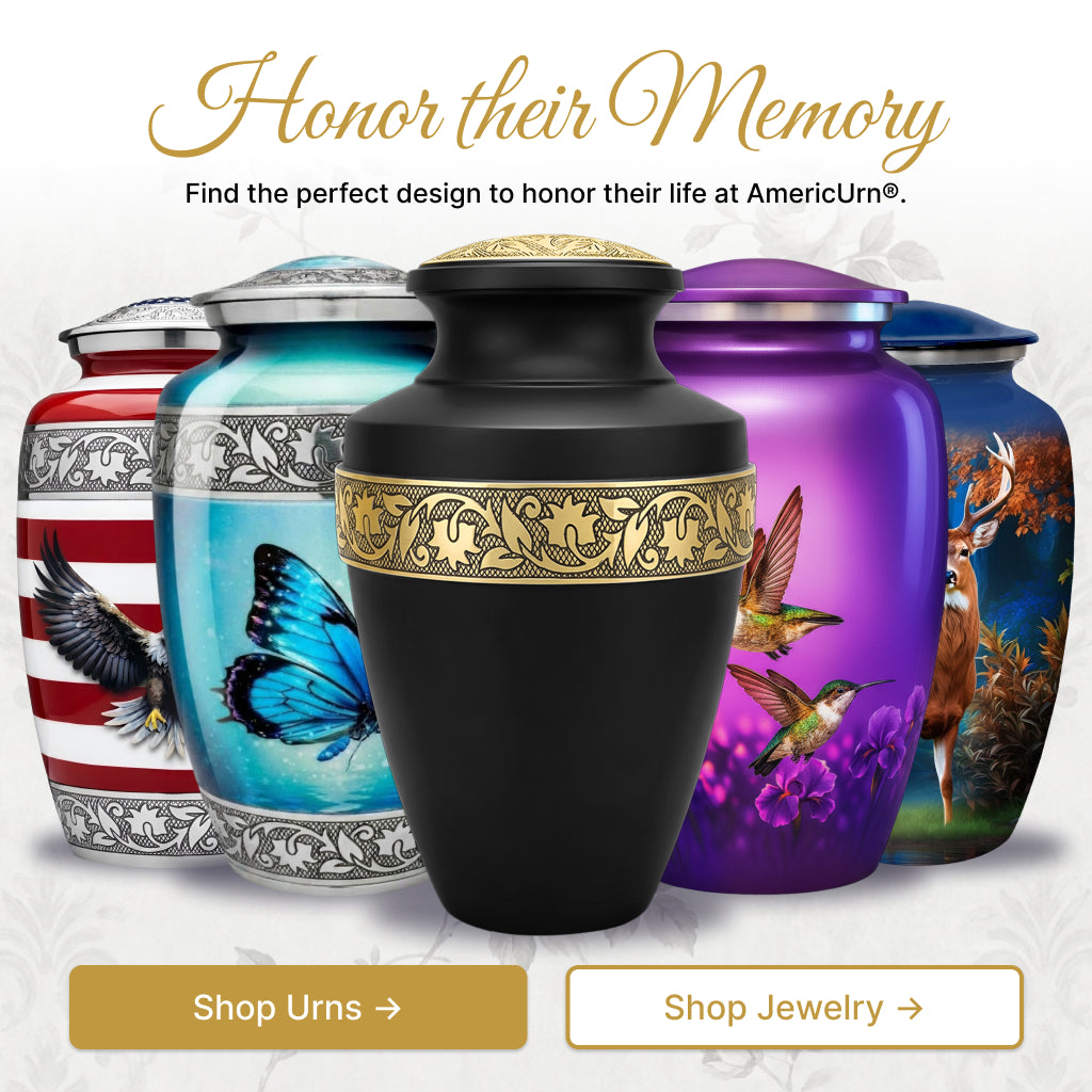 Engraved Grecian Cremation Urn