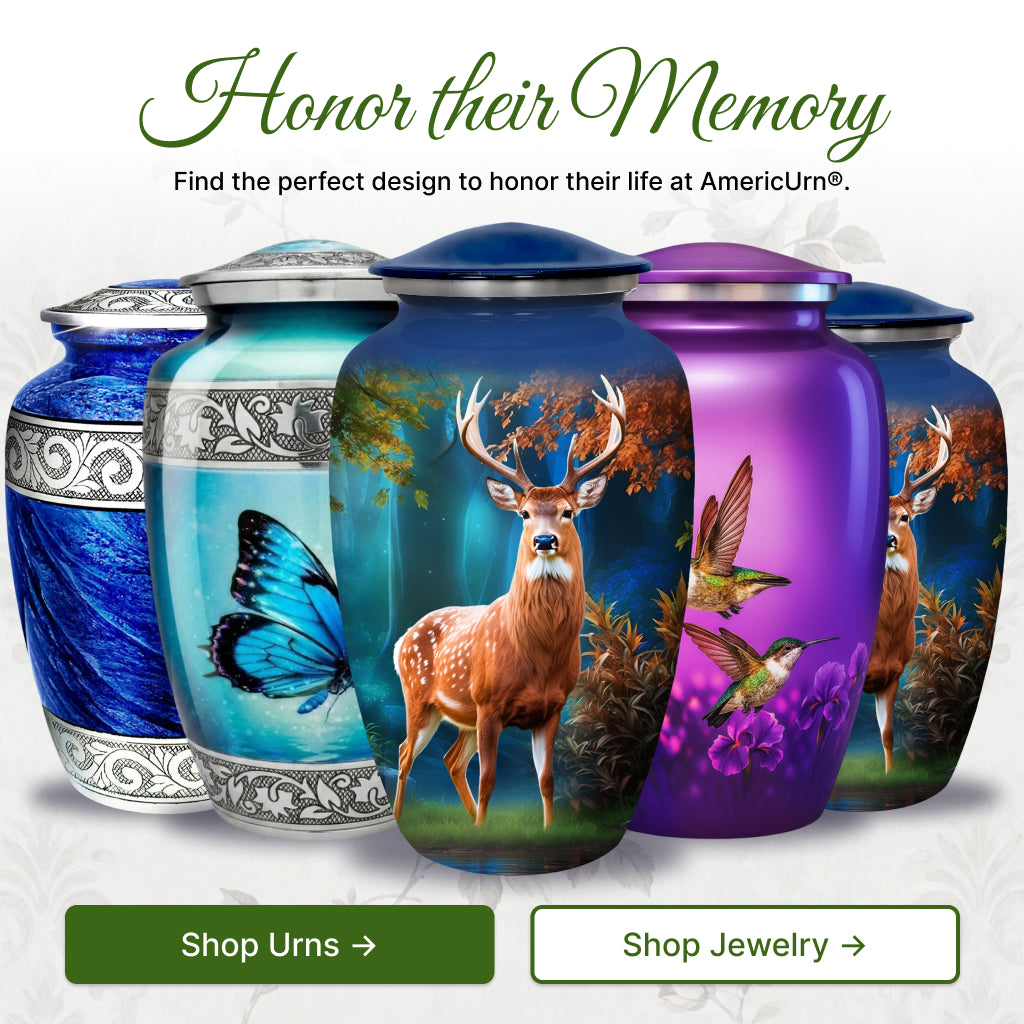 Deer Cremation Urn