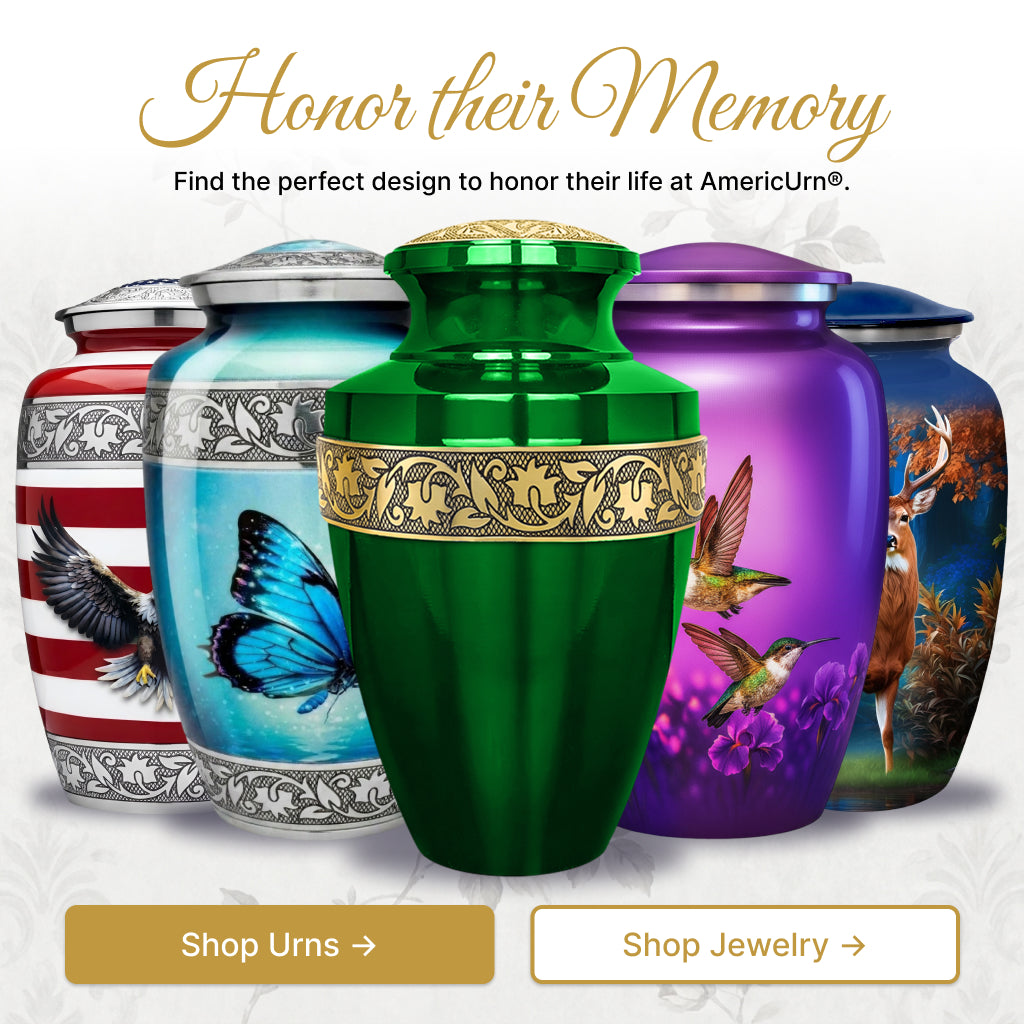Engraved Grecian Cremation Urn
