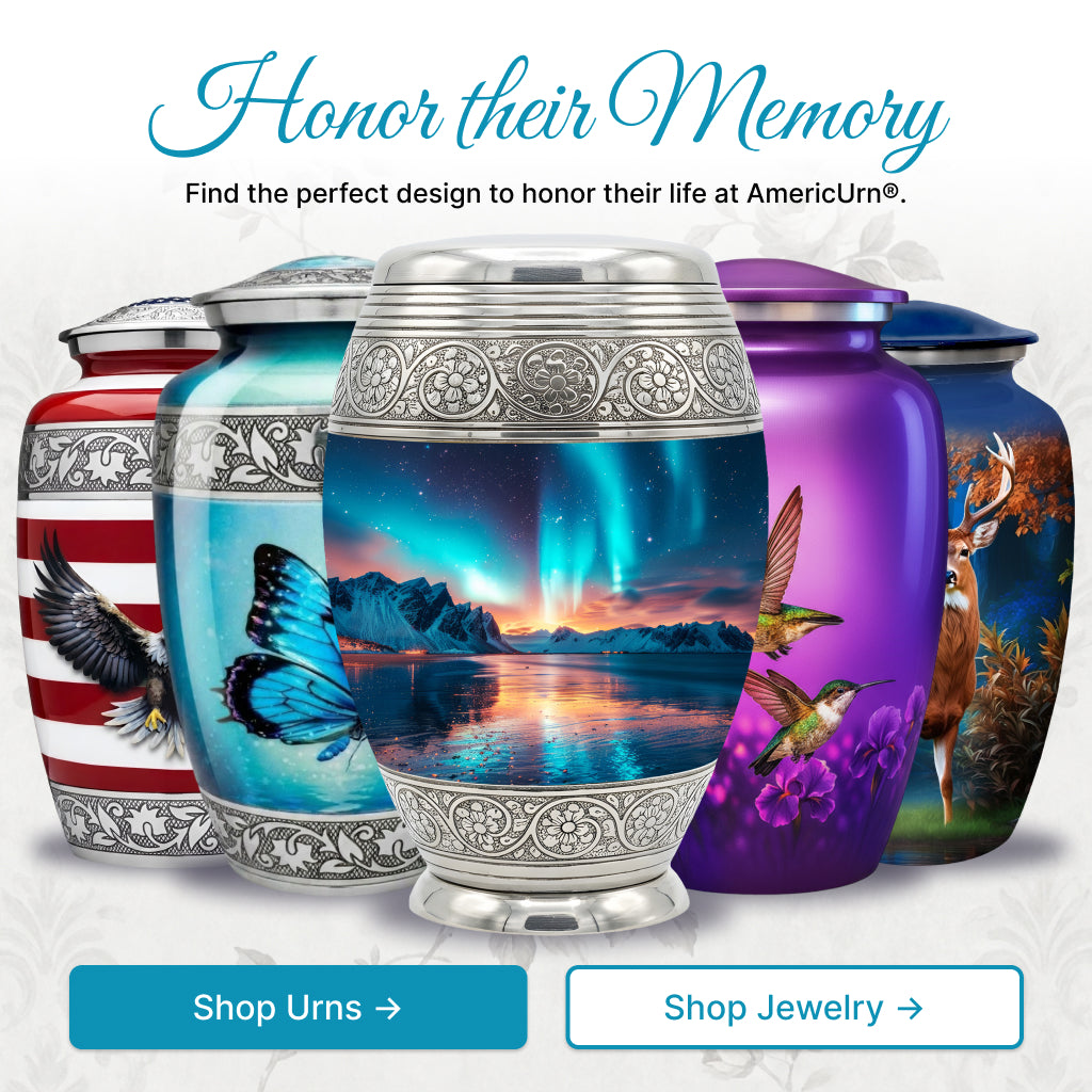 Ornate Image Urn