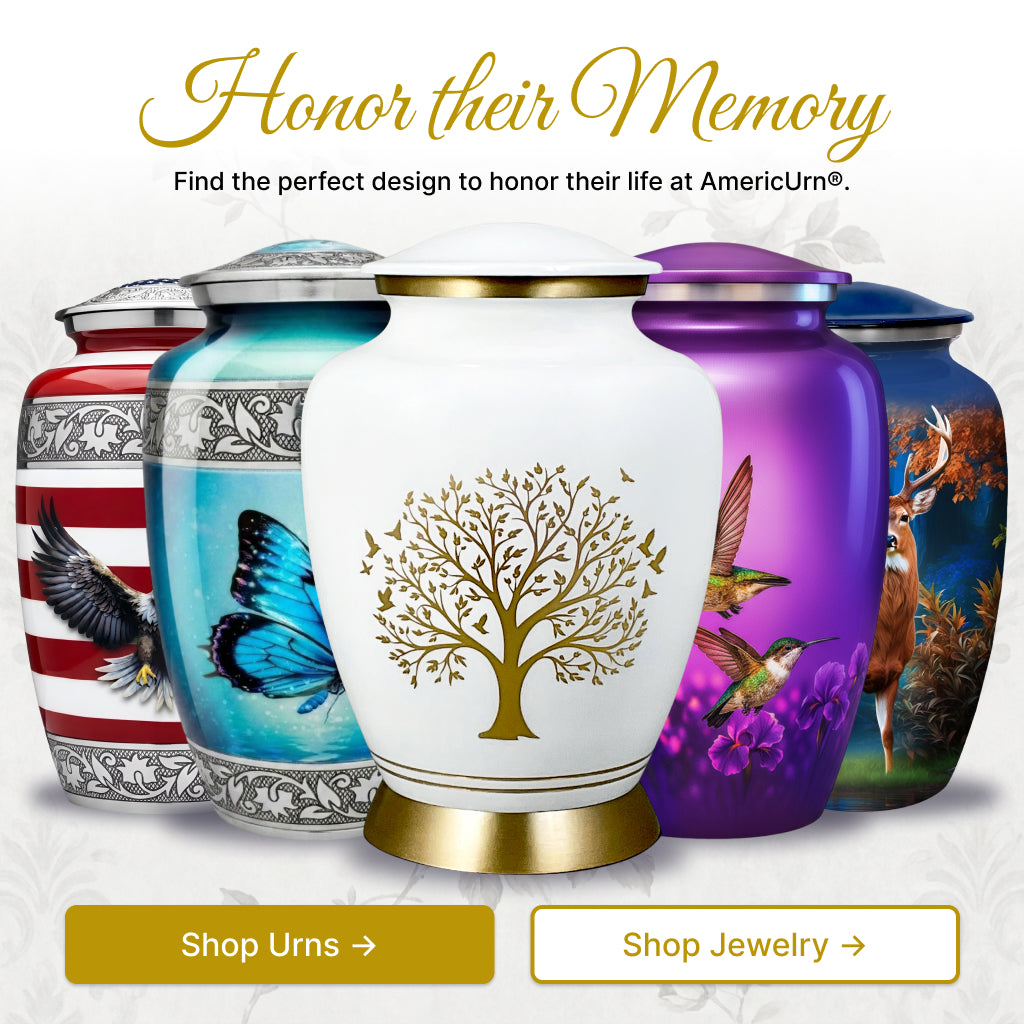 Ornate Tree of Life Motif Urn