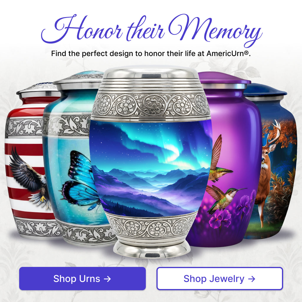 Ornate Image Urn