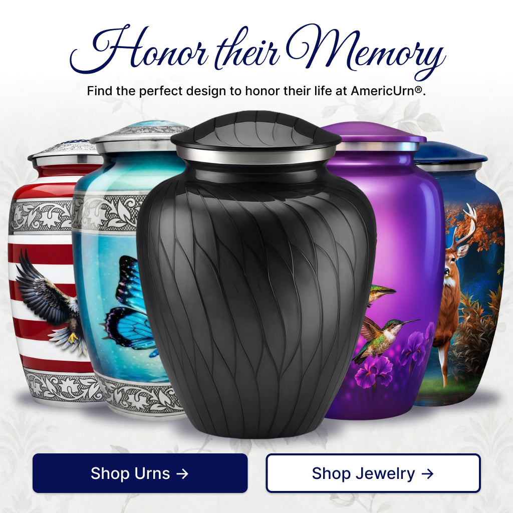 Serenity Curve Pearl Urn