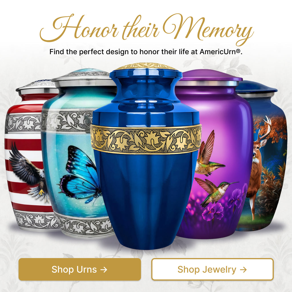 Engraved Grecian Cremation Urn