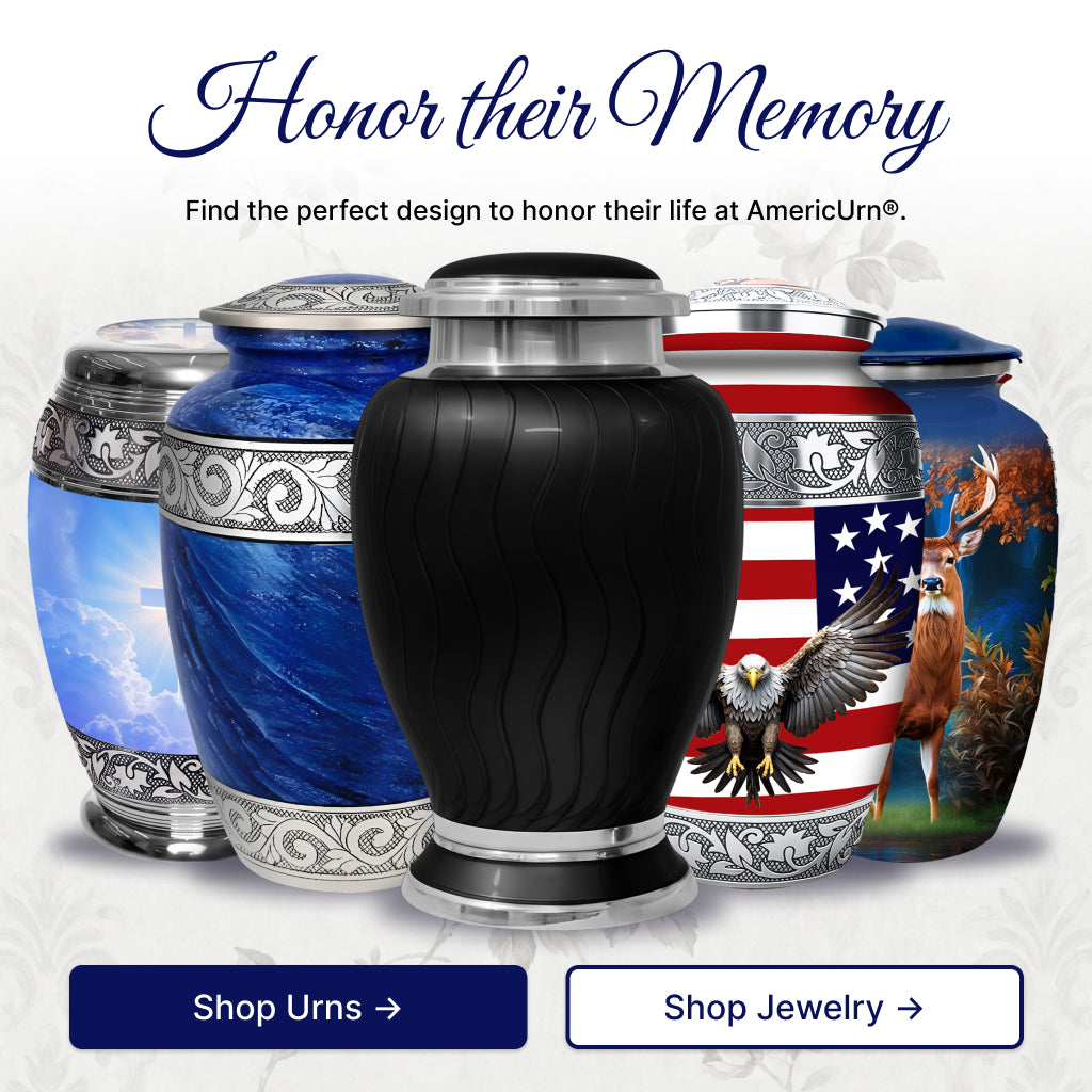 Minimalistic Hotep Cremation Urn