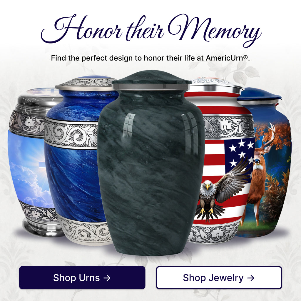 Motif Shadow Cremation Urn
